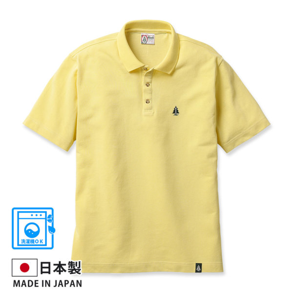 WOODS/日本製/メンズ/カノコ半袖ポロシャツ｜メンズカジュアル