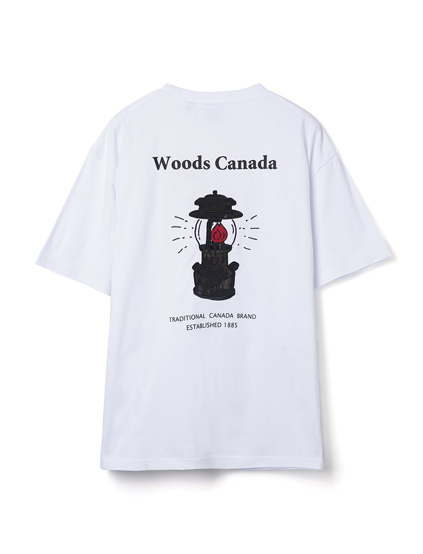 【WOODS】フロントポケットランタンTシャツ｜メンズカジュアル