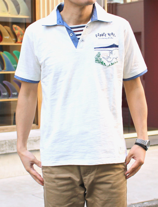 Espace Vert サイスキッパーポロシャツ メンズカジュアル通販 紳士シニア通販のユナイテッドジャパン United Japan