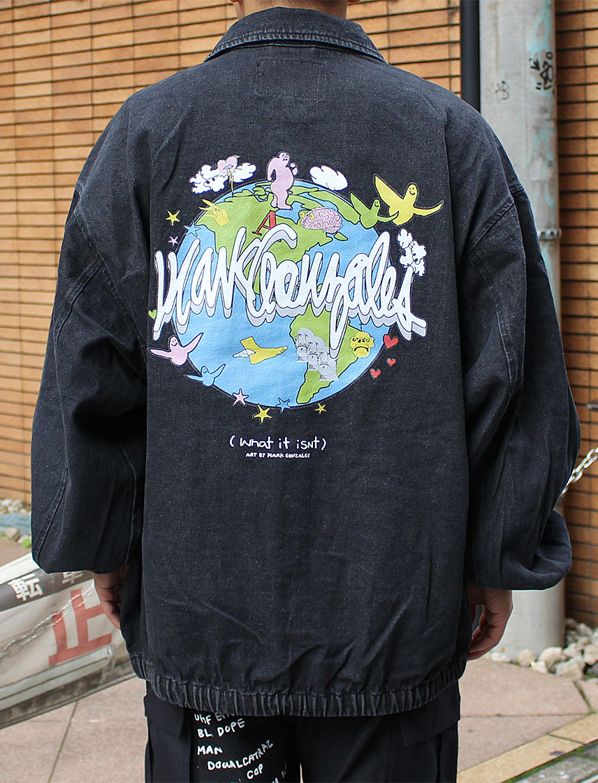 mark gonzales コーチジャケット