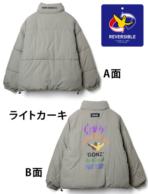 マークゴンザレス リバーシブルスタンドカラー中綿ジャケット 【(What it isNt) ART BY MARK GONZALES】｜メンズカジュアル通販、紳士シニア通販のユナイテッドジャパン-UNITED  JAPAN