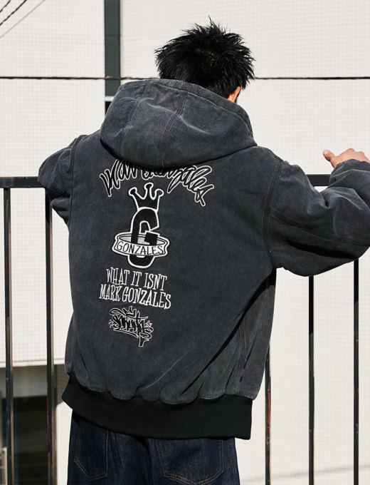 マークゴンザレス KING LOGO中綿フードジャケット 【(What it isNt) ART BY MARK GONZALES】｜メンズカジュアル通販、紳士シニア通販のユナイテッドジャパン-UNITED  JAPAN