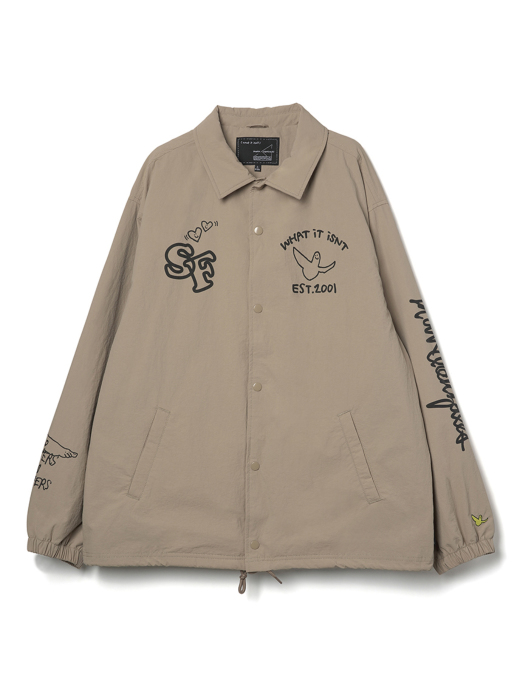 マークゴンザレス アートコレクションコーチジャケット 【(What it isNt) ART BY MARK  GONZALES】｜メンズカジュアル通販、紳士シニア通販のユナイテッドジャパン-UNITED JAPAN