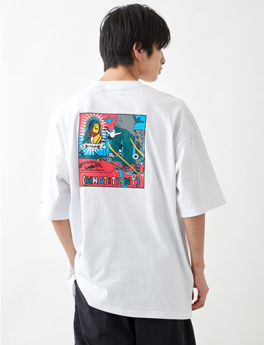 マークゴンザレス SBLグアダルーペアートワークBIGTシャツ【(What it 