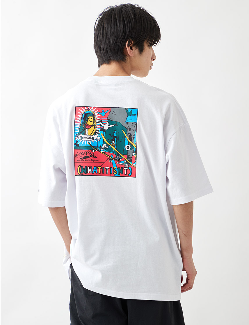 マークゴンザレス SBLグアダルーペアートワークBIGTシャツ【(What it isNt) ART BY MARK GONZALES】