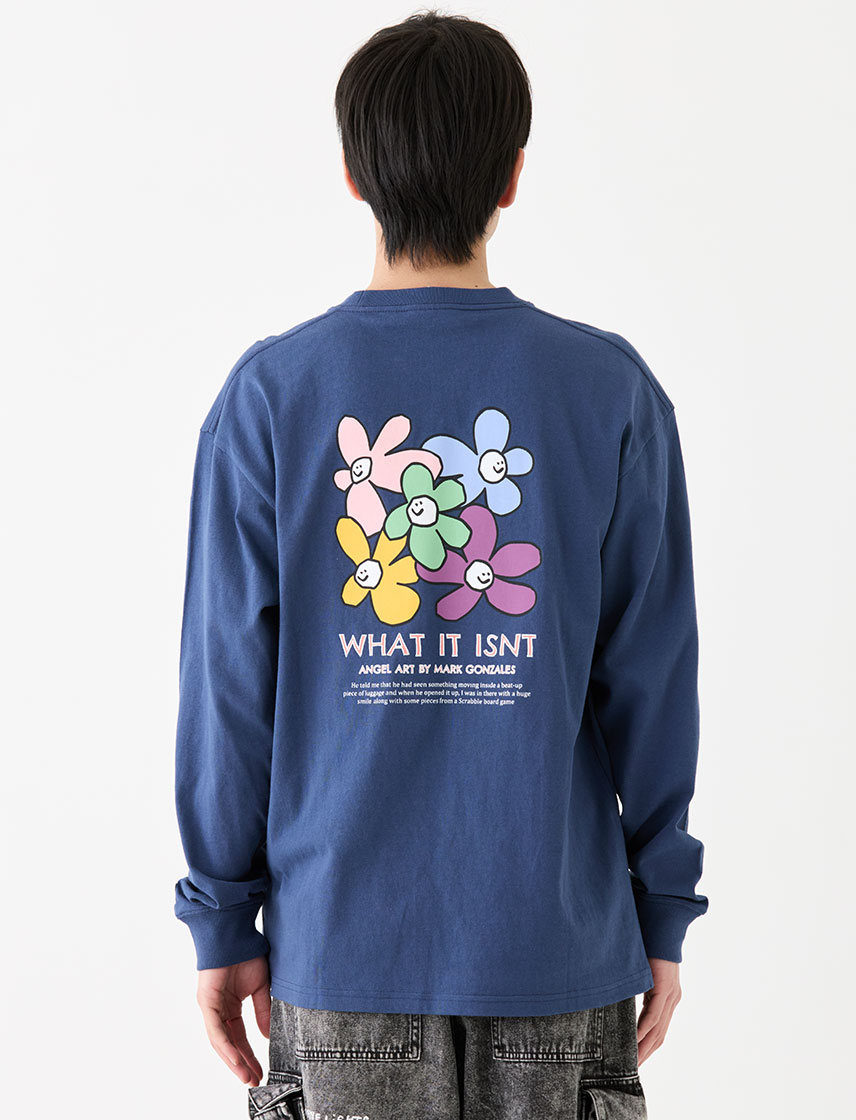 マークゴンザレス 5フラワーズロンT【(What it isNt) ART BY