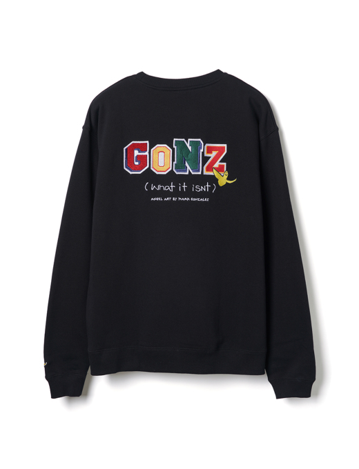 Mark Gonzales 刺繍スウェット ブラック L 2H7-63314