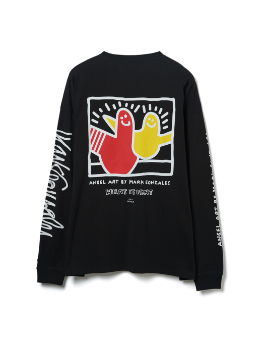 マークゴンザレス TENGAコラボ ANGEL BIG L/S TEE 【(What it isNt