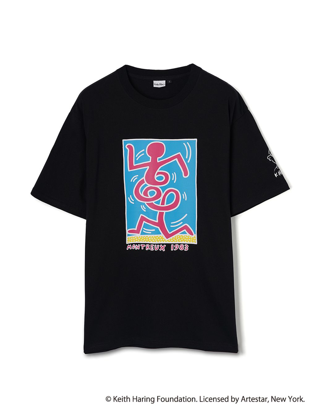 【Keith Haring】MONTREUX 1983 S/SプリントTシャツ｜メンズ