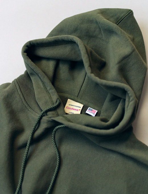 Goodwear】USAコットン無地ビッグPOパーカー｜メンズカジュアル