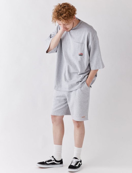 Goodwear】ロゴワッペン裏毛ショートパンツ｜メンズカジュアル通販