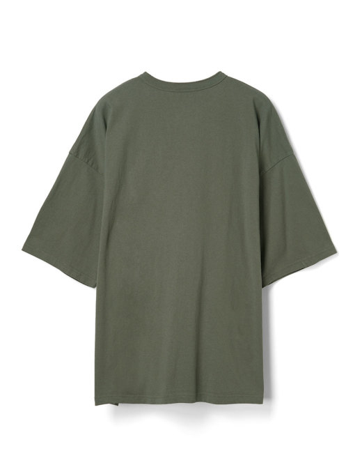 Goodwear】USAコットンヘンリーネックSUPER BIG T｜メンズ