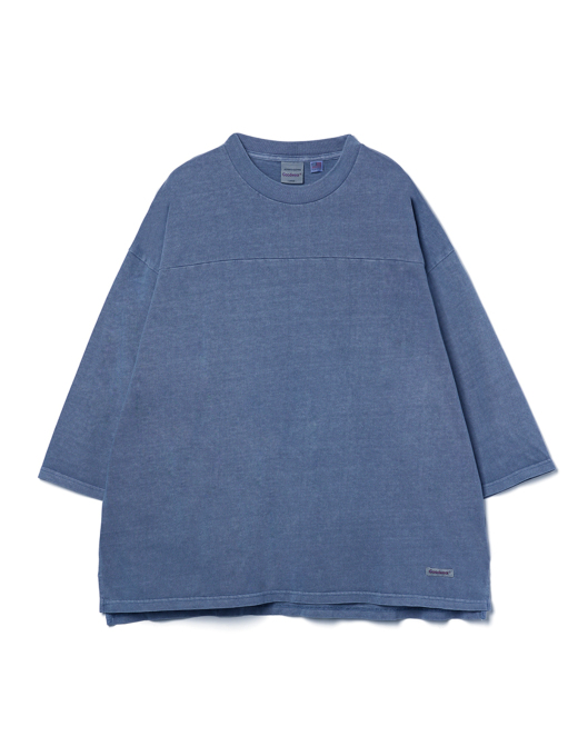 2025人気特価 Goodwear】USAコットン製品染めSUPER BIG切替7分袖T｜メンズ 服＆ファッション小物