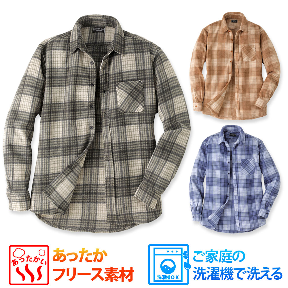 CHOYA URBAN STYLE カジュアルシャツ フランネルシャツ 長袖