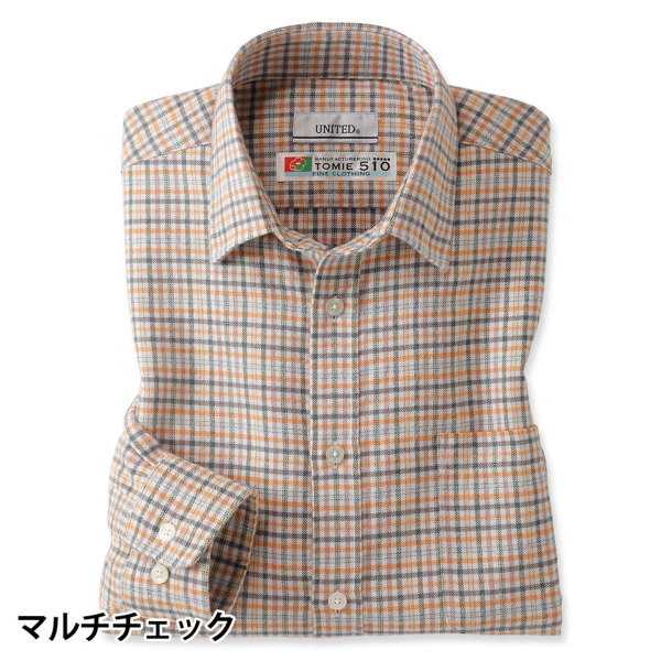メンズ/日本製/富江工房「匠」のネルシャツ｜メンズカジュアル